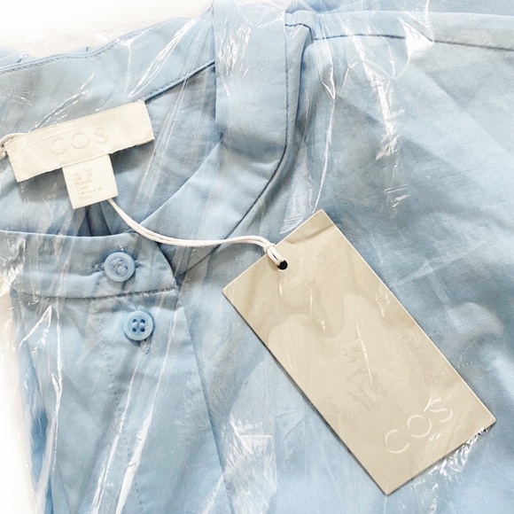 COS Light Blue Sleeveless Shirt Dress (XS) - Picture 3 of 7